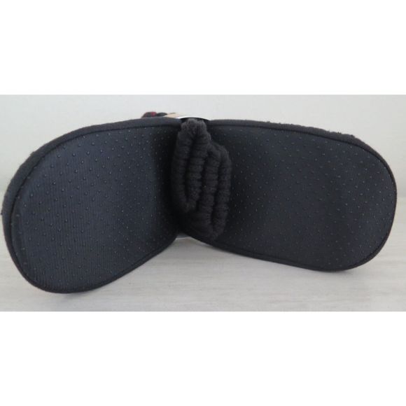 Muk Luks Men's Sz L/XL (11-13) Red/Black Plaid Slip Resistant Slipper Socks - Picture 4 of 4